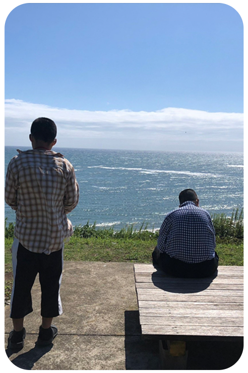おんりーわんグループホームで近くの海へ行きました
