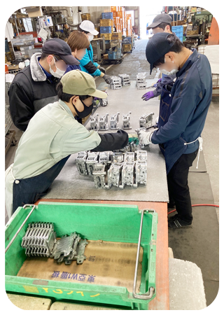 ひたちなか市の支援施設おんりーわん作業の様子
